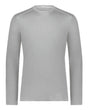 Holloway Unisex Essential Long Sleeve T-Shirt Powered By Coolcore. 222138 - Athletic Grey