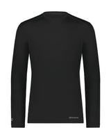 Holloway Unisex Essential Long Sleeve T-Shirt Powered By Coolcore. 222138 - Black
