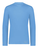 Holloway Unisex Essential Long Sleeve T-Shirt Powered By Coolcore. 222138 - Columbia Blue