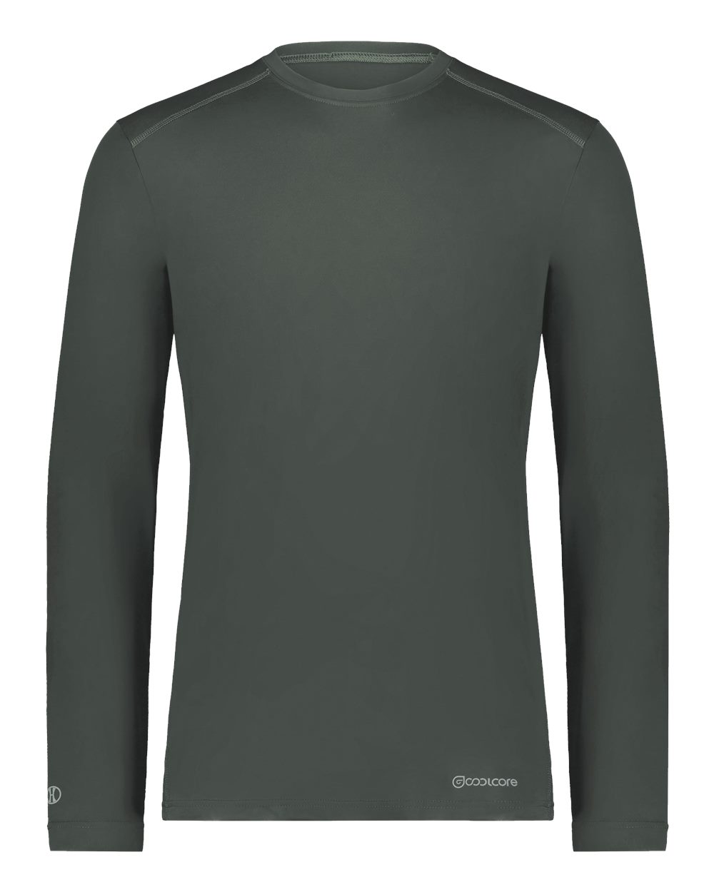 Holloway Unisex Essential Long Sleeve T-Shirt Powered By Coolcore. 222138 - Iron