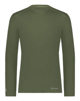 Holloway Unisex Essential Long Sleeve T-Shirt Powered By Coolcore. 222138 - Olive