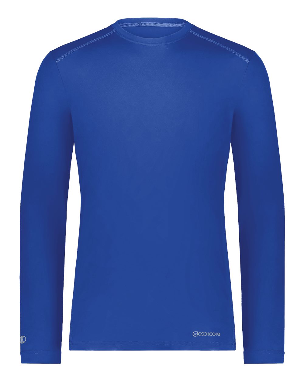 Holloway Unisex Essential Long Sleeve T-Shirt Powered By Coolcore. 222138 - Royal