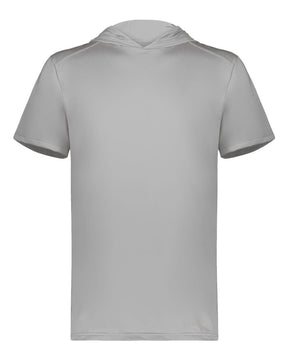 Holloway Men's Hooded T-Shirt Powered by Coolcore. 222142 - Athletic Grey