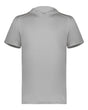 Holloway Men's Hooded T-Shirt Powered by Coolcore. 222142 - Athletic Grey