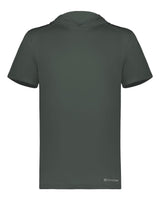 Holloway Men's Hooded T-Shirt Powered by Coolcore. 222142 - Iron