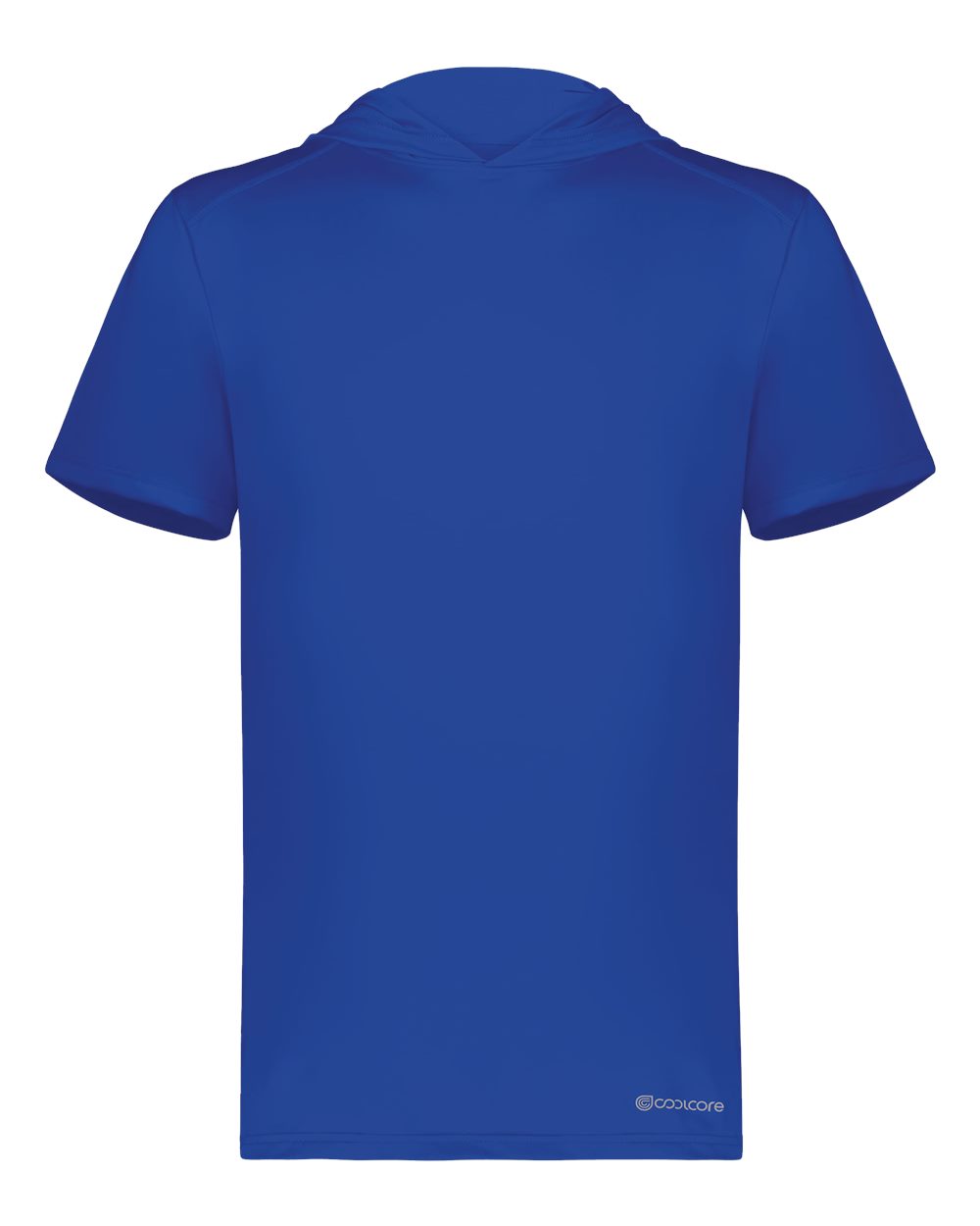 Holloway Men's Hooded T-Shirt Powered by Coolcore. 222142 - Royal
