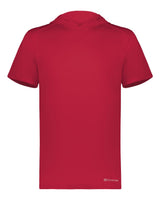 Holloway Men's Hooded T-Shirt Powered by Coolcore. 222142 - Scarlet