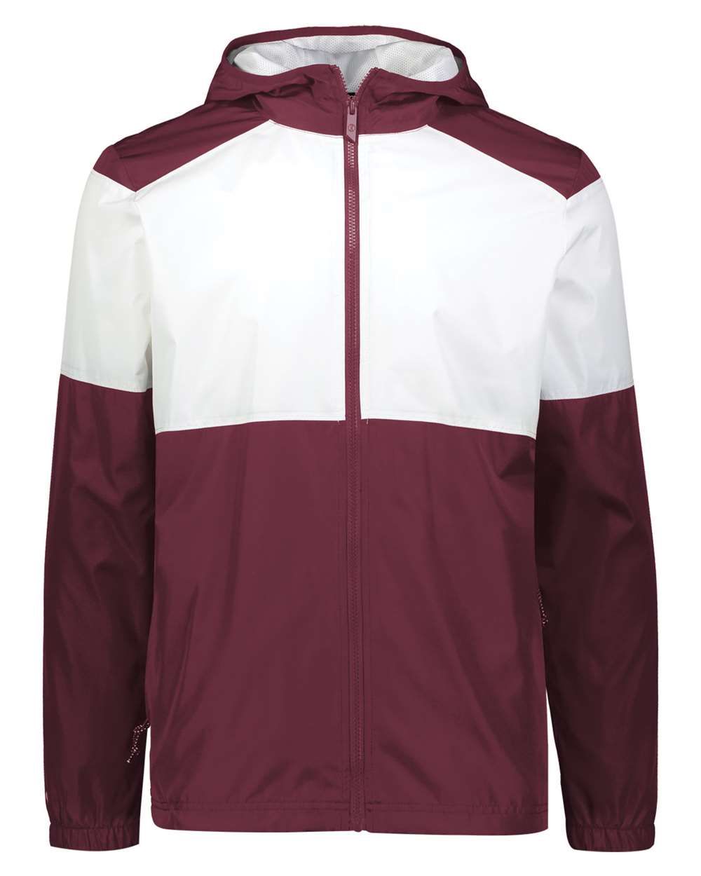 Holloway Men's SeriesX Hooded Jacket. 229528 - Maroon/ White