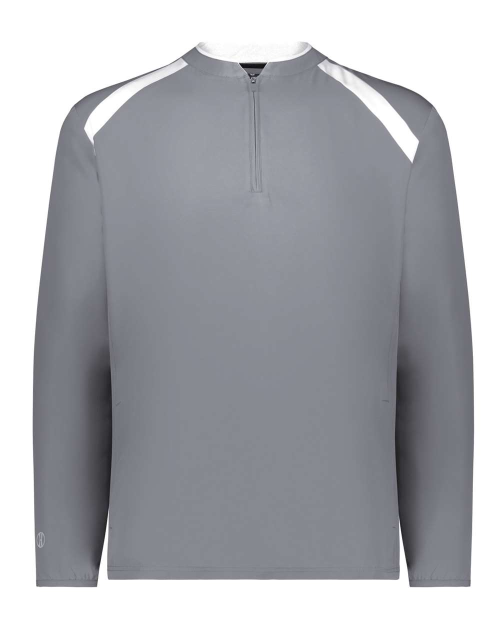 Holloway Men's Clubhouse Quarter-Zip Pullover. 229595 - Graphite/ White