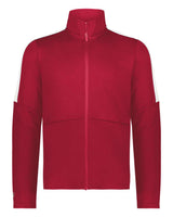 Holloway Men's Tall Crosstown Jacket. 223530T - Scarlet/ White