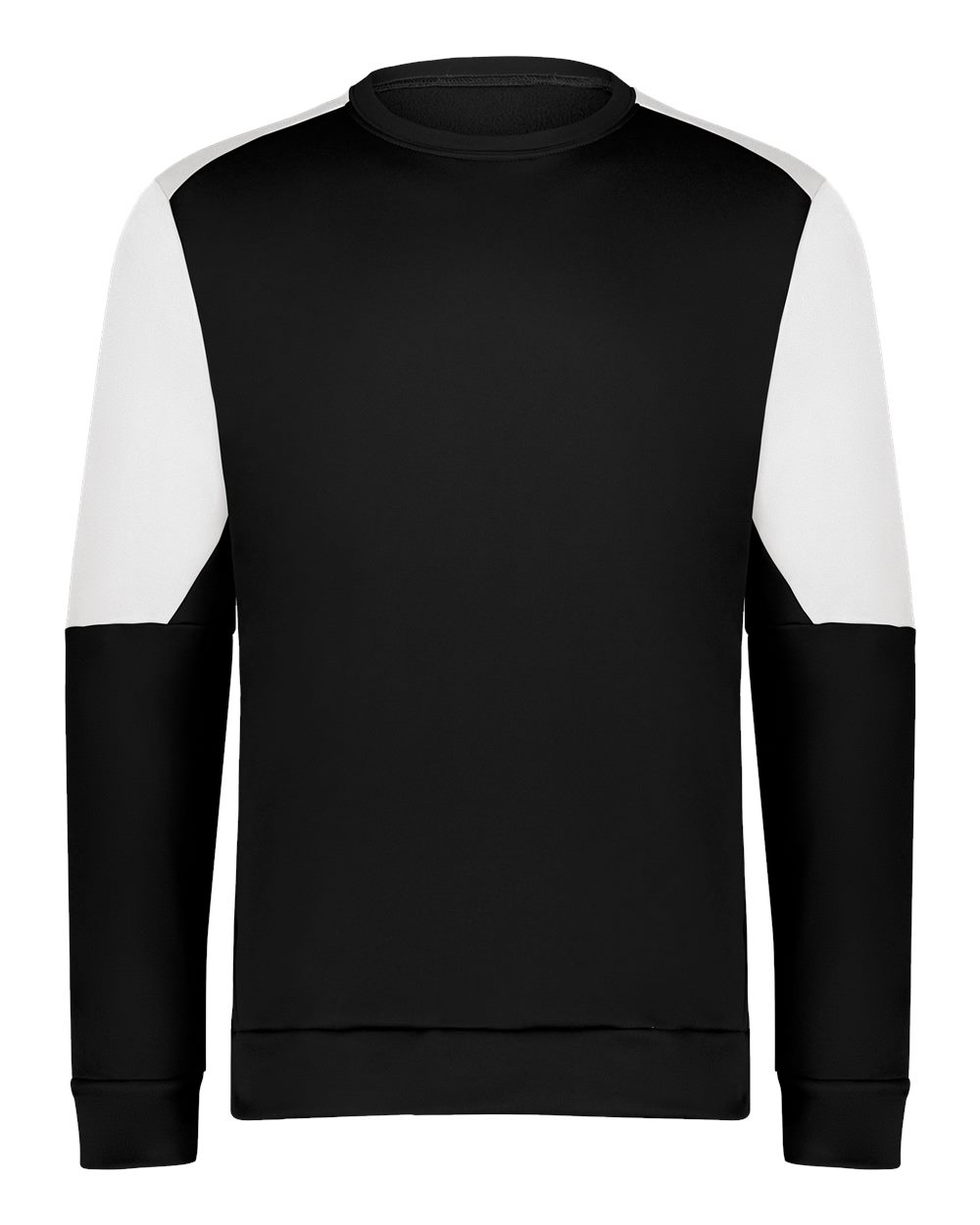 Holloway Men's Momentum Team Crewneck Sweatshirt. 223525 - Black/ White