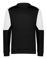 Holloway Men's Momentum Team Crewneck Sweatshirt. 223525 - Black/ White