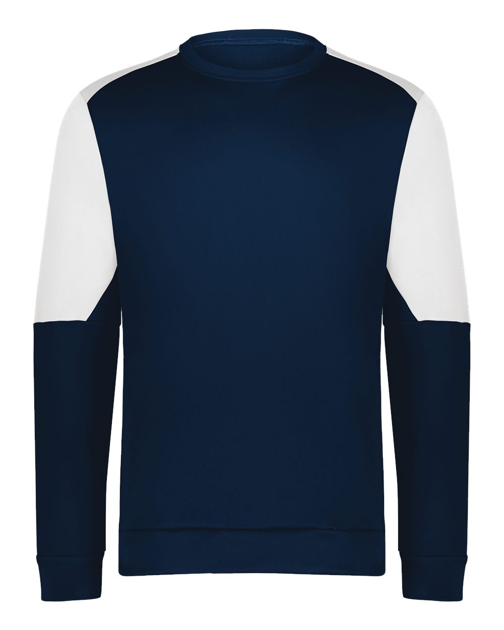 Holloway Men's Momentum Team Crewneck Sweatshirt. 223525 - Navy/ White