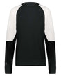 Holloway Women's Momentum Team Crewneck Sweatshirt. 223725 - Black/ White