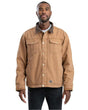 Berne Apparel Men's Vintage Washed Sherpa-Lined Work Jacket. J58