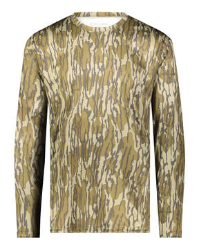 Holloway Men's Mossy Oak Momentum Long Sleeve T-Shirt. 222836 - Original Bottomland