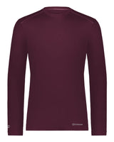 Holloway Unisex Essential Long Sleeve T-Shirt Powered By Coolcore. 222138 - HMaroon
