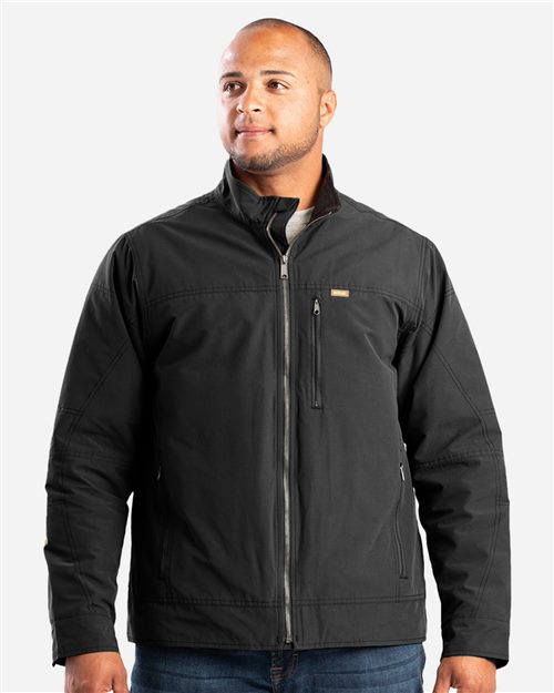 Berne Apparel Men's Highland Quilt-Lined Micro-Duck Jacket. J387