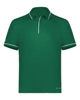 Holloway Men's CoolCore® Polo. 222518 - Dark Green/ White