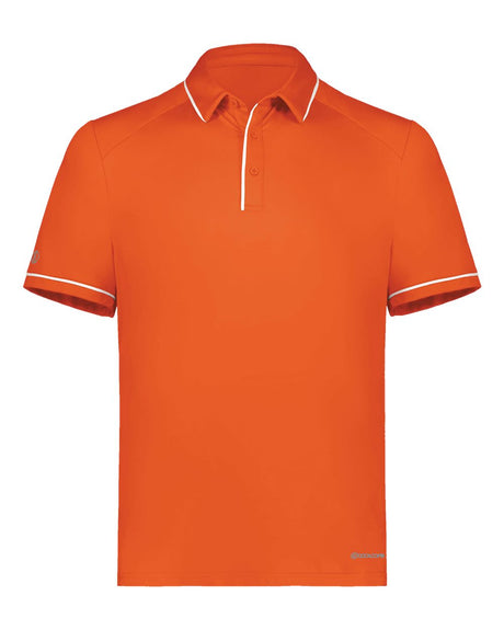 Holloway Men's CoolCore® Polo. 222518 - Orange/ White