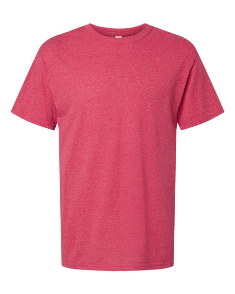 M&O Men's Gold Soft Touch T-Shirt. 4800 - Heather Pink