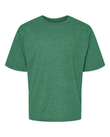 M&O Youth Gold Soft Touch T-Shirt. 4850 - Heather Kelly Green