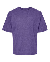 M&O Youth Gold Soft Touch T-Shirt. 4850 - Heather Purple