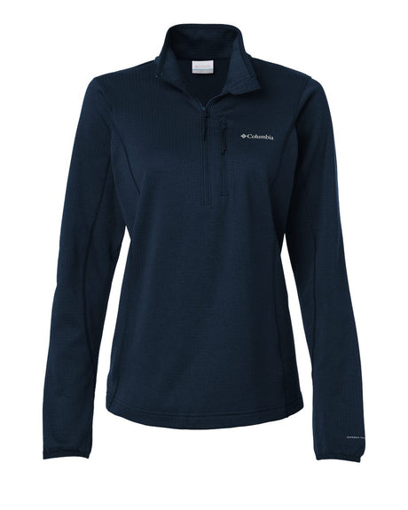 Columbia Women's Essential Hike™ Grid Fleece Half-Zip Pullover. 213624 - Collegiate Navy