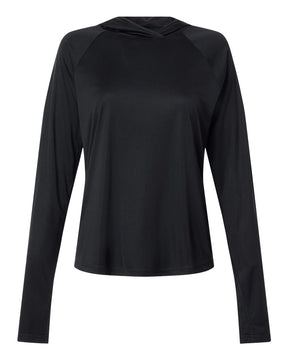 Columbia Women's PFG Tidal Tee™ Hooded Long Sleeve. 216061 - Black/ Cool Grey