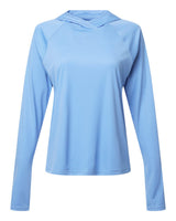 Columbia Women's PFG Tidal Tee™ Hooded Long Sleeve. 216061 - White Cap/ White