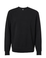 Independent Trading Co. Lux Heavyweight Modal Crewneck Sweatshirt. INDLUXCREW - Black
