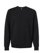 Independent Trading Co. Lux Heavyweight Modal Crewneck Sweatshirt. INDLUXCREW - Black