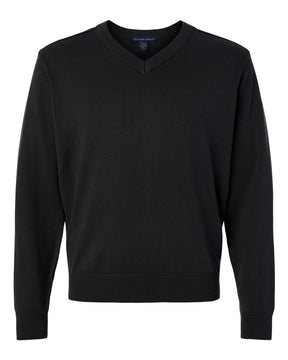 Devon & Jones Men's New Classics V-Neck Sweater. DG445 - Black
