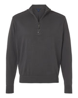 Devon & Jones Men's New Classics Quarter-Zip Sweater. DG446 - Graphite