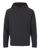 North End Men's Spirit Textured Hooded Pullover. NE729 - Black Heather