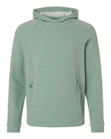 North End Men's Spirit Textured Hooded Pullover. NE729 - Sage Green Heather