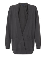 Devon & Jones Women's New Classics Open Cardigan Sweater. DG447W - Graphite