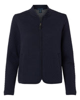 Devon & Jones Women's Berkeley Textured Full-Zip Jacket. DG740W - Navy