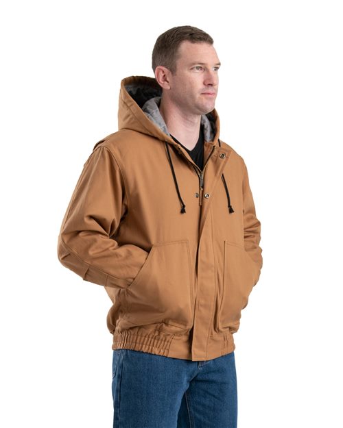Berne Apparel Men's Tall Flame-Resistant Hooded Jacket. FRHJ01T