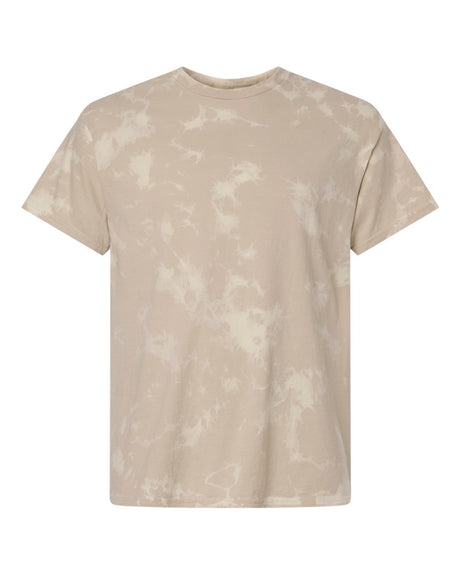 Colortone Unisex Bleach Out Dyed T-Shirt. 1385 - Beige