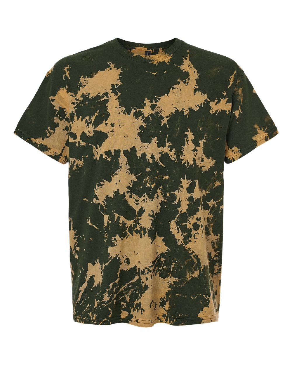 Colortone Unisex Bleach Out Dyed T-Shirt. 1385 - Green