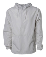 Independent Trading Co. Unisex Lightweight Quarter-Zip Windbreaker Pullover Jacket. EXP54LWP - Smoke