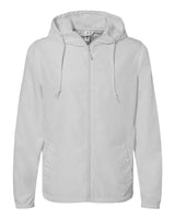 Independent Trading Co. Men's Lightweight Windbreaker Full-Zip Jacket. EXP54LWZ - Smoke