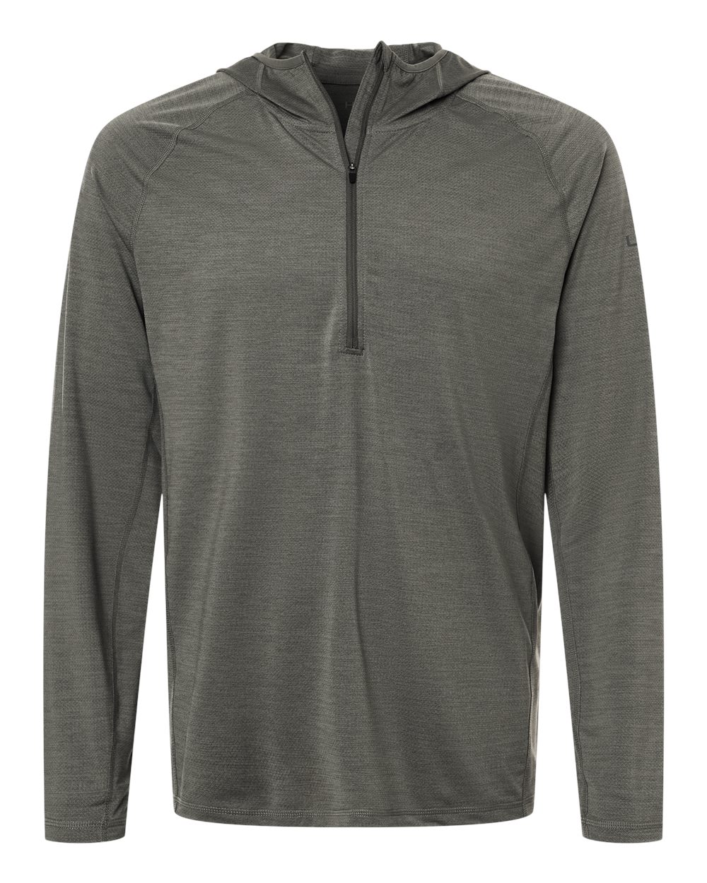 HUK Men's Atoll Half-Zip Hooded Pullover. H1200668 - Moss