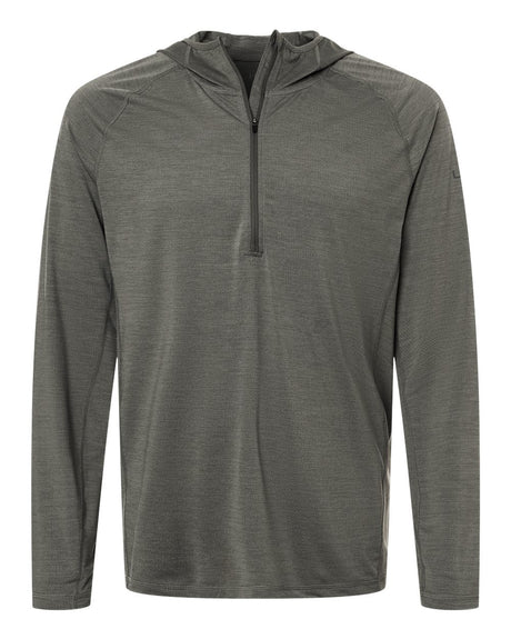 HUK Men's Atoll Half-Zip Hooded Pullover. H1200668 - Moss
