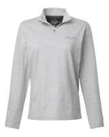 HUK Women's Coldfront+ Quarter-Zip Pullover. H6130024 - Harbor Mist Heather