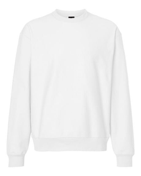 Hanes Unisex Beefy® Sweats Premium Heavyweight Crewneck Sweatshirt. OG600 - White