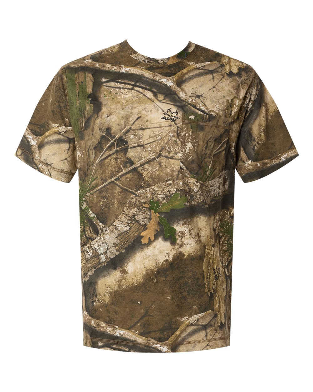 Berne Apparel Men's Lightweight Performance Pocket T-Shirt. BSM38 - Realtree Apx