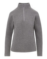 MV Sport Women's Zelda Zig Zag Quarter-Zip Pullover. W25145 - Graphite