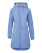 MV Sport Women's Vintage Hooded Rain Jacket. W193910 - Blue Iris
